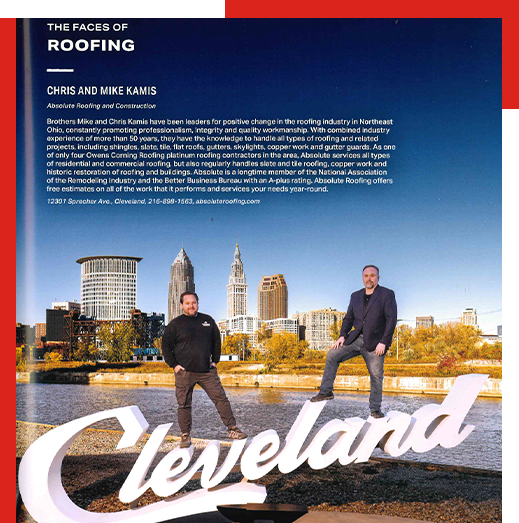The Faces of Roofing Article from Cleveland Magazine