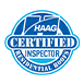 We are a Haag Certified Inspector.